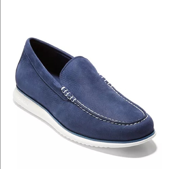 Cole Haan 2.ZeroGrand Venetian Loafer NIB Marine Blue
